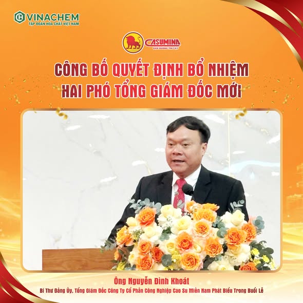 CASUMINA bổ nhiệm hai phó tổng giám đốc, kiện toàn bộ máy lãnh đạo